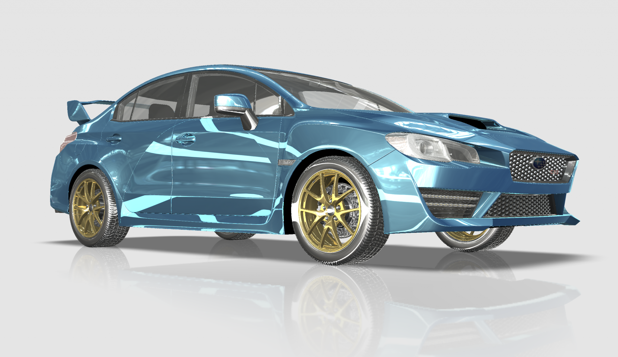 Illustration for Michael Bond's Subaru WRX Concept13 draft upgrade project.